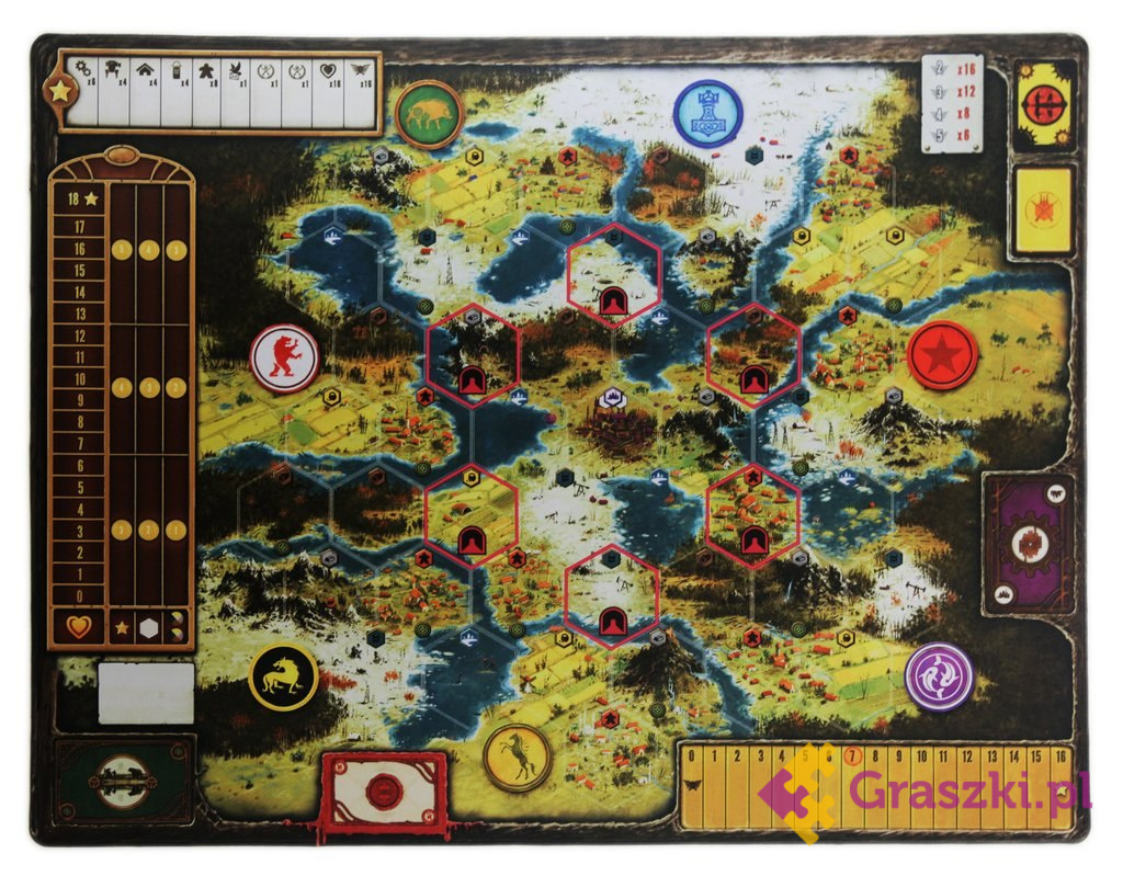 Scythe: Neoprenowa mata do gry | Phalanx
